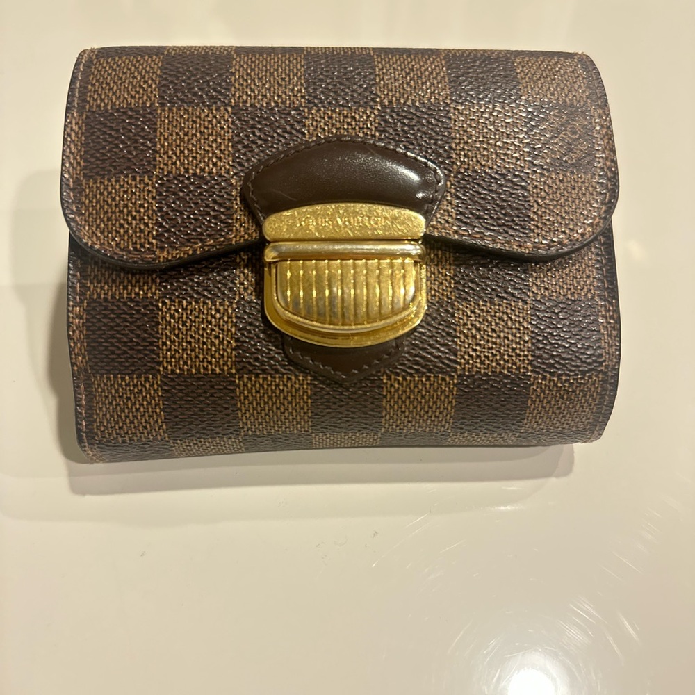LV Damier Ebene Joey Wallet